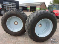 Wheels, Tyres, Rims & Dual spacers Alliance 560/60R22.50 + Nokian ELS 710/55R34