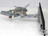 Manure scraper Qmac Modulo rubber mestschuif met lepelinsteek