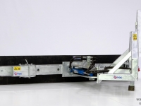 Rubber yard scraper Qmac Rubberschuif met hydraulische schuinverstelling