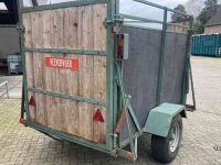Livestock trailer  Degelijke veewagen / veetransportwagen voor 2 koeien