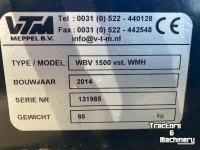 Bale clauw VTM WBV 1500 VST. WMH Balendrager