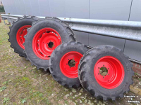 Wheels, Tyres, Rims & Dual spacers  480/65R28 Mitas + 340/65R18 Michelin